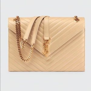 YSL Large Envelope bag, Gold Hardware